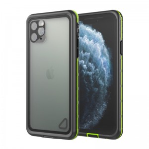 impermeabile a tenuta stagna Iphone 11 cassa ipod sottomarina Iphone 11 cassa impermeabile (nero) con copertura posteriore trasparente