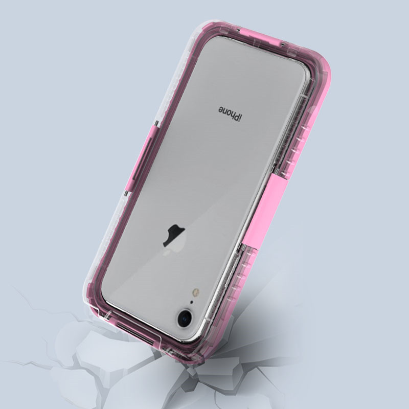 Cheap iphone XR case case lifefacture wher&_; to buy underweat iphone case impermeabile case for phone and portafogli (Pink)